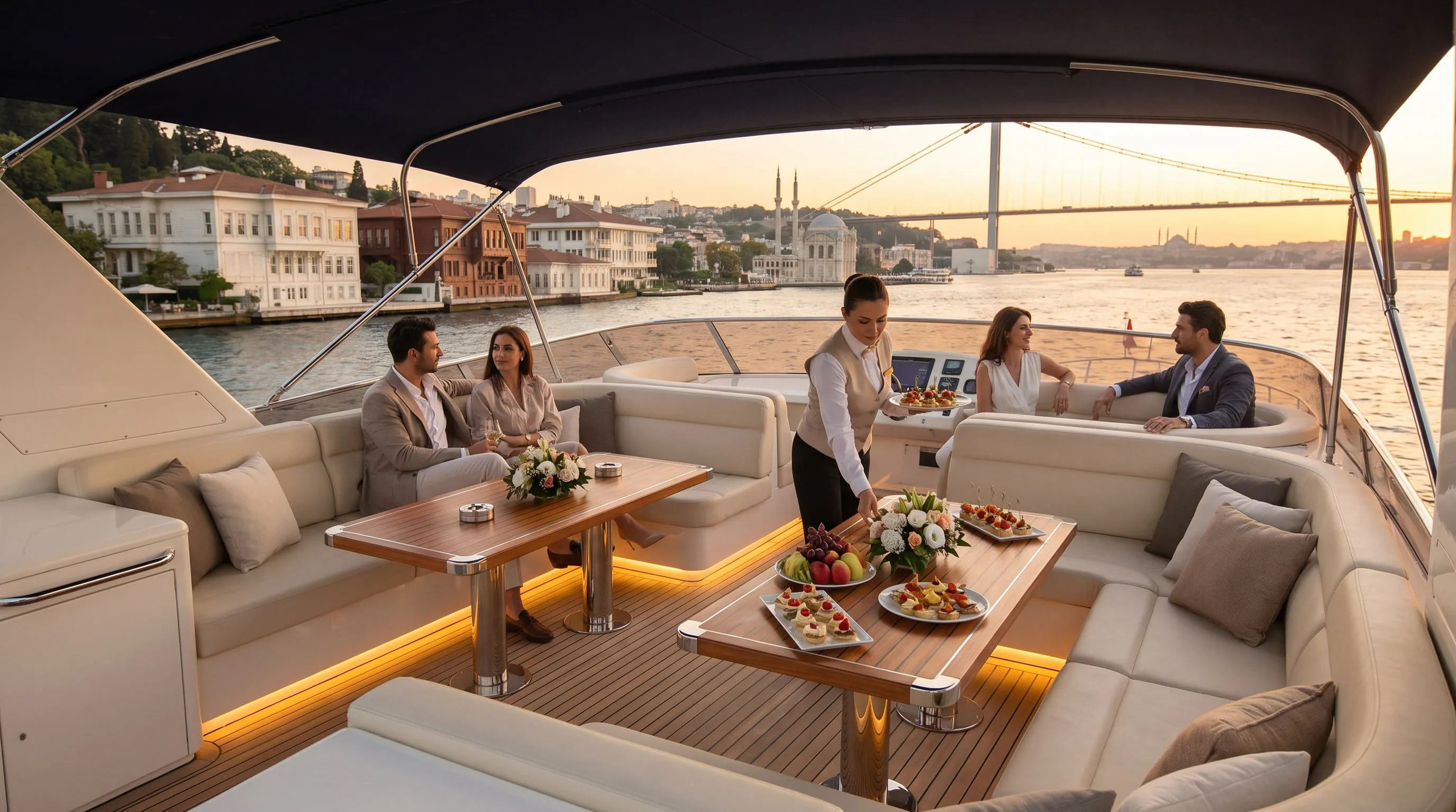İstanbul Boğazı'nda VIP Tekne Deneyimi