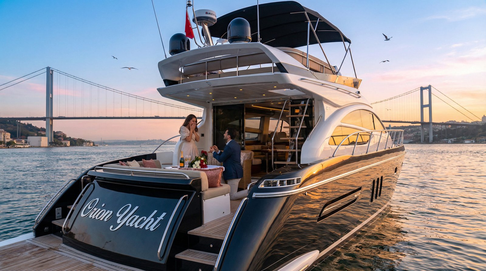 Teknede Evlilik Teklifi