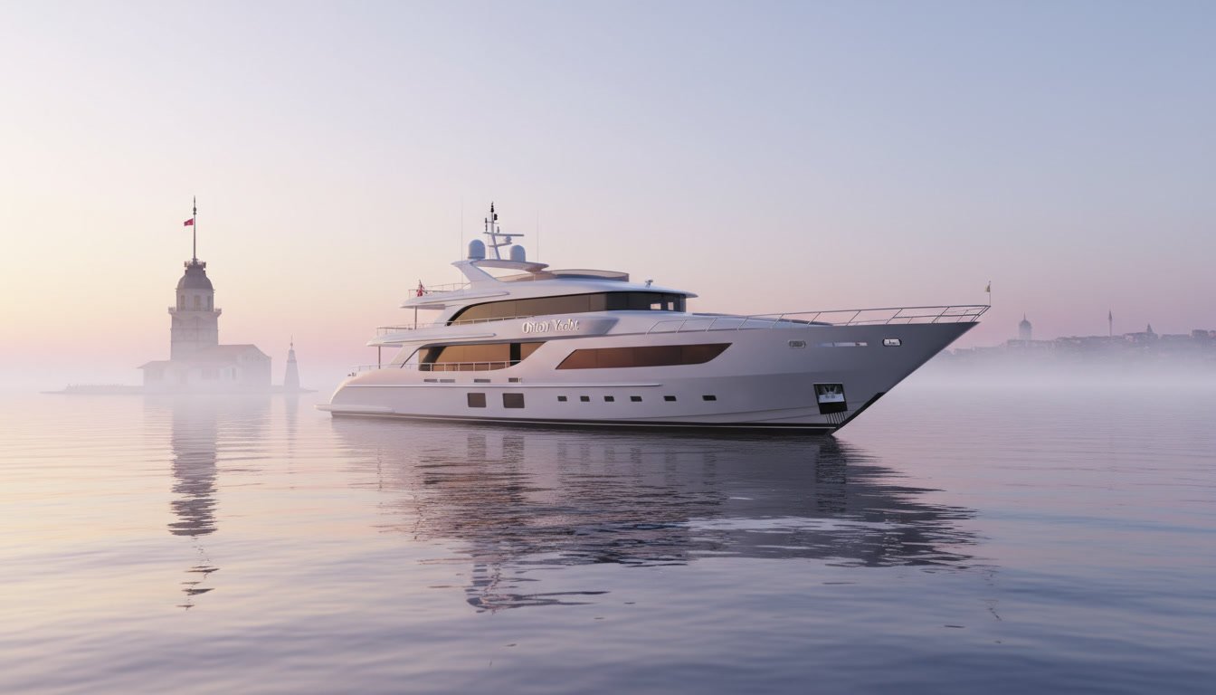 Tekneyle Deniz Üzerinde Kahve Keyfi